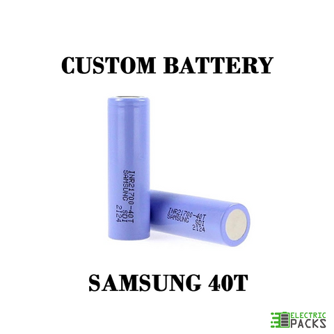 Custom Battery Pack (Samsung 40T)