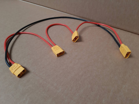 Wire harness for 3 packs in series XT90