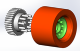 Aluminum Kegel Pulley With Integrated Bearing